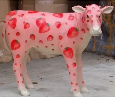 Pin by Heather H on Pink Creatures Pink cow, Cow drawing, Pi