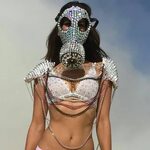 A proper dust mask. Photo from @leilanidowding Burning man o