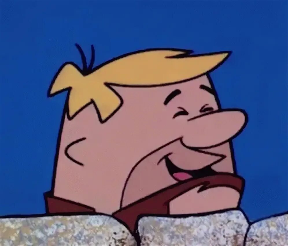 Barney Rubble Laughing Hysterically GIF - Barney Rubble Laug