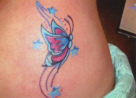 Butterfly tattoo on hip - Tattoos Book - 65.000 Tattoos Desi