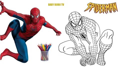 Spiderman Drawing Pages at PaintingValley.com Explore collec