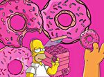 Гомер симпсон с пончиком - 56 фото - картинки и рисунки: ска