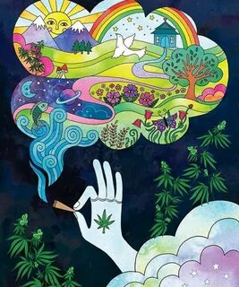Trippy Weed Drawing Ideas - 35+ Ideas For Trippy Cool Trippy