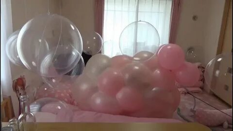 trapped in a sweet balloon - balloon fetish - YouTube