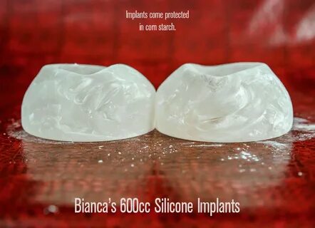 Bianca's Original 600CC SILICONE BREAST IMPLANTS 2002-2008 - Bianca Beauchamp OF