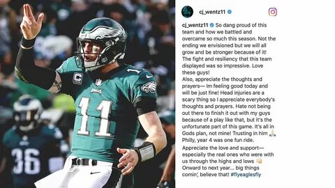 Carson Wentz has a message for EaglesNation