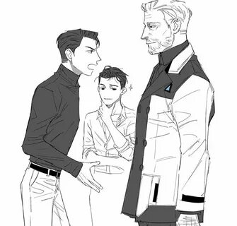 DBH Detective Nines & Detective Connor & HK900-Hank Детройт,