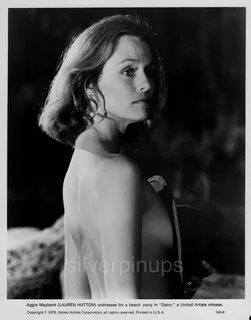 Orig 1976 LAUREN HUTTON Topless and Perky.. HAT Portrait. "G