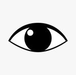 Download Picturesque Eyeball Pictures Clip Art - Black And W