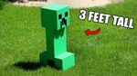 I Made a Real Life Working Minecraft Creeper