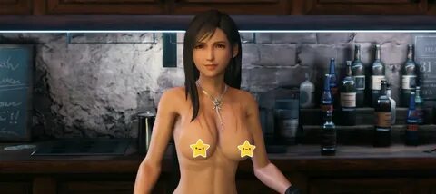 Ремейк Final Fantasy VII получил первый голый мод, раздевающ