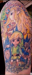 An Incredible Legend of Zelda Sleeve Tattoo pic Fanboy Fashi