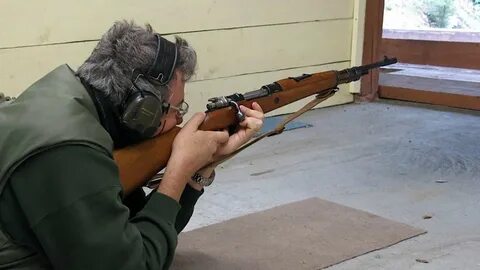 Firing short barrel Mauser rifle - slow motion - YouTube