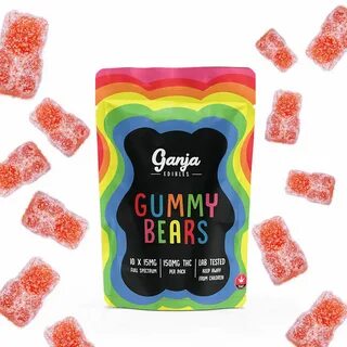 Ganja-Bears-Sour-Strawberry-1.jpg - DoobDasher - Buy Weed On