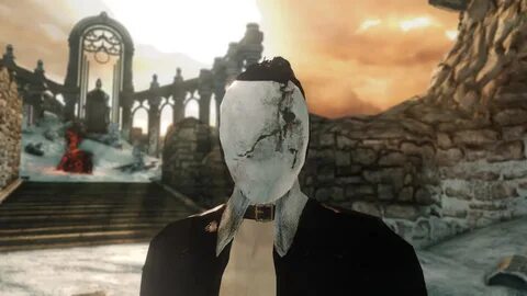 Shattered Porcelain Fume Sorcerer Mask at Dark Souls 2 Nexus