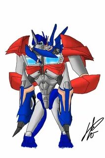 Optimus and Arcee by LPIridescent on DeviantArt Transformers