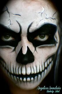 Grim Reaper makeup - Google zoeken Halloween makeup scary, G