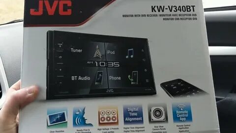 JVC KW-V340BT with Virtual Volume Knob! - YouTube