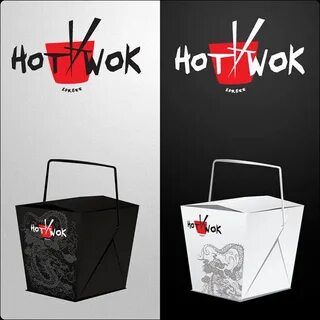 Hot Wok Xpress Logo on Behance