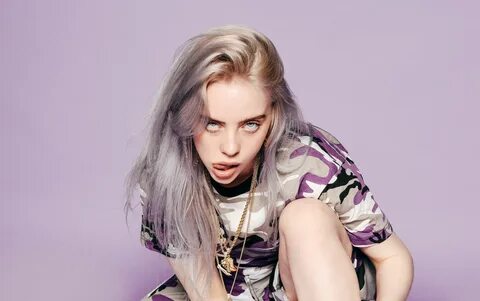 Image result for Billie Eilish Billie, Billie eilish, Purple