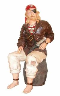 Pirate On Barrel Life Size Statue Life size statues, Life si