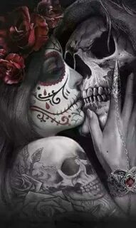 Eerily beautiful' #tattoofeminin Kafatası dövmeleri, Şirin k