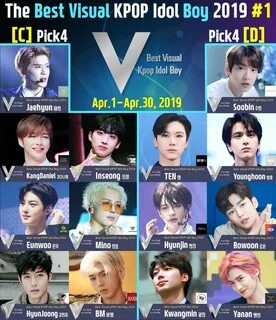 🏆 The Best Visual KPOP Idol 2019 #1 (Boy) 🎯 ROUND1 : Apr.1 A