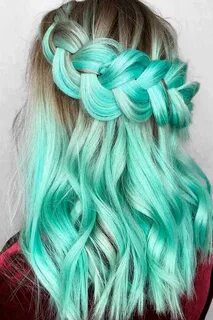 The Top Green Hair Color Ideas And How To Get Them Mint gree