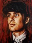 Cillian Murphy. Art by Pete Humphreys Peaky blinders poster,