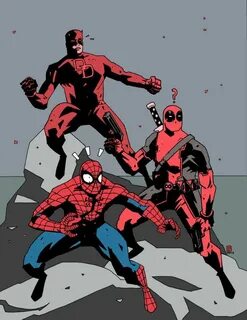 Deadpool, Daredevil, and Spiderman! Comics Amino