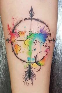 18 Amazing And Unforgettable Arrow Tattoo Designs Rainbow ta
