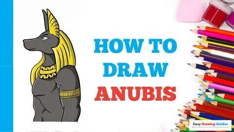 Easy Drawing Guides on Twitter: "How to Draw Anubis. Easy to