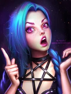 AyyaSap on DeviantArt Jinx league of legends, League of lege