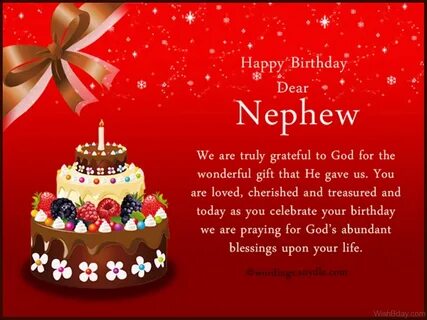 42 Birthday Wishes For Nephew