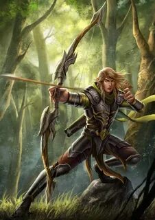 Elven Archer Fantasy art men, Character portraits, Fantasy w