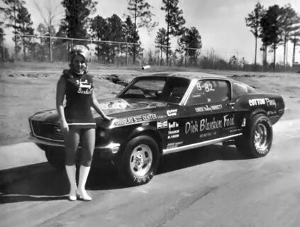 Bunny Burkett Cotton Pony 1968 Mustang Super Stocker PHOTO