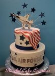 U.S. Air Force Groom's Cake Cake, Retirement cakes, Air forc