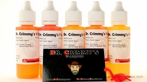 Dr. Crimmy's V-Liquid: E-Liquid Review - YouTube