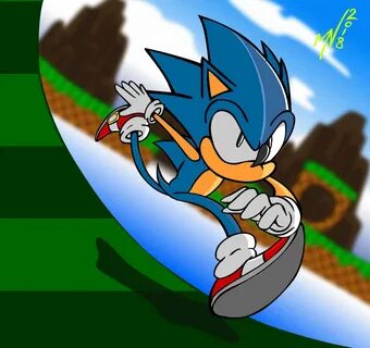 Hedgehog Classic Sonic Running Gif - kessyfanfics