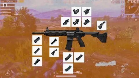 M416 best attachments for no recoil (PUBG MOBILE) - YouTube