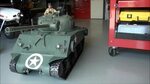 1/6th Scale RC WWII Sherman Tank kit from Dragon modified Pa