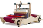 Erica Loom from Louet Table Top Weaving loom folds flat for 