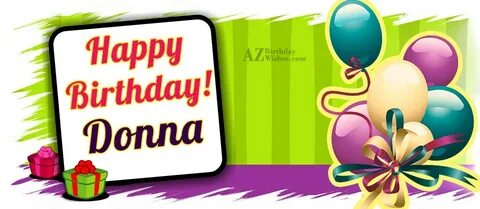 Happy Birthday Donna - AZBirthdayWishes.com