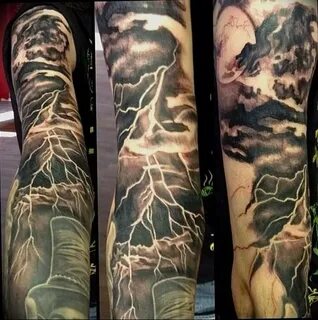 фото тату молния от 26.04.2018 № 008 - lightning tattoo - ta