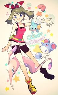 Omega Ruby and Alpha Sapphire May, Mudkip, luvdisc, marill, 