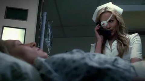The costume as a nurse, She Driver (Daryl Hannah) in the mov