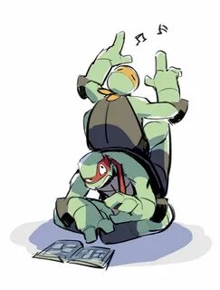 Mikey and Raph Teenage mutant ninja turtles art, Teenage nin