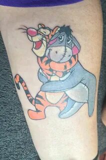 Eeyore and Tigger tattoo Eeyore tattoo, Disney tattoos, Winn