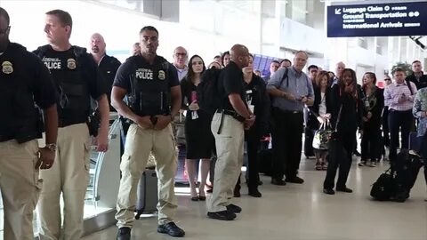 TSA 9/11 Moment of Silence 2018 Featuring DTW TSA Honor Guar