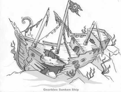 Image result for sunk boat drawing Pirate ship drawing, Ship